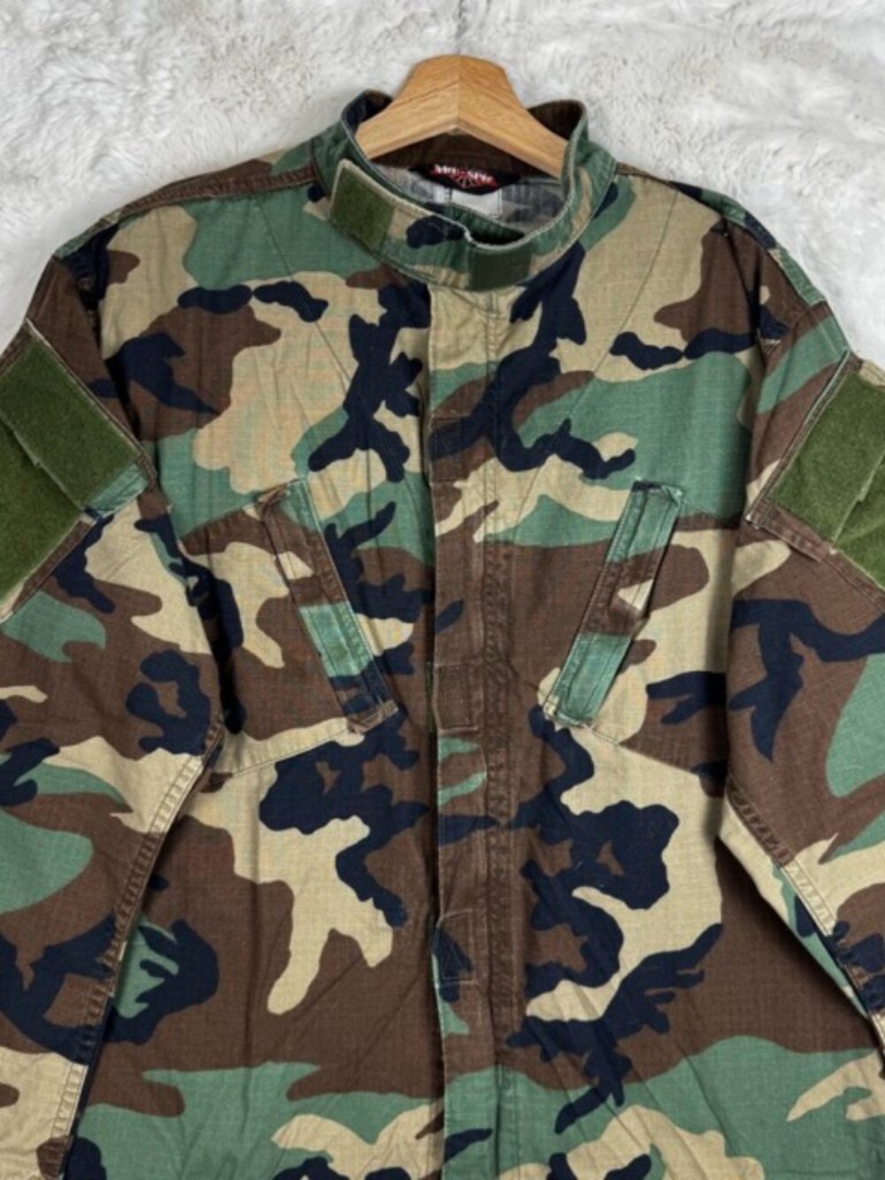 Tru Spec Multicam Tactical Response Uniform Woodland Shirt Men's Size Large Long